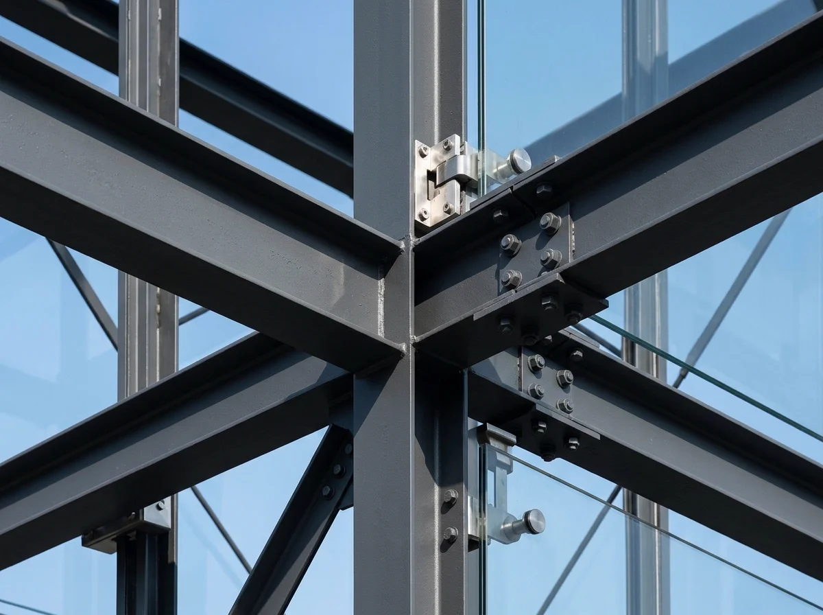 Steel and glass architectural structure